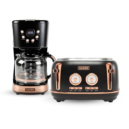 Haden 4-Slice Toaster Coffee Bundle