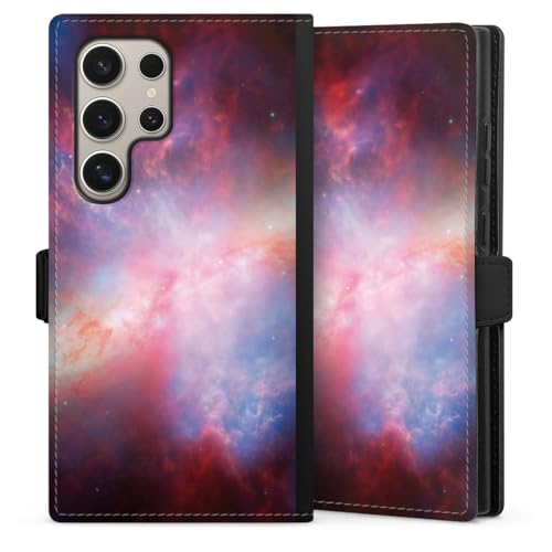 Housse folio Galaxy S24 Ultra DeinDesign étui magnétique Space chic