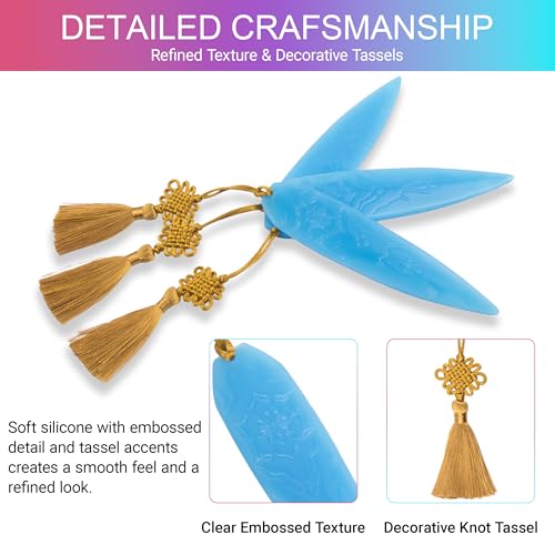 Image of 5Inch Soft Rubber Dagger Props Safe and Cut-Proof with Gold Tassels Cosplay Accessories for Costume Halloween Party