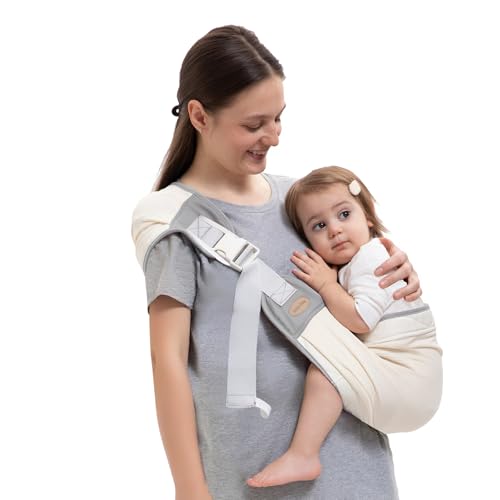 COSDIG Baby Carrier Newborn to Toddler, Baby Sling Carrier, Toddler Carrier 25-60 lbs with Adjustable Straps, Soft Padded Edges, Lightweight and...