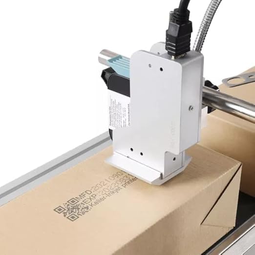 Image of 5-Inch Display Online Automatic Industrial Thermal TIJ Printer 12.7mm | High-Speed Coding Machine for Expiry Date, Batch No., Barcode, QR Code Printing | Multi-Language Support