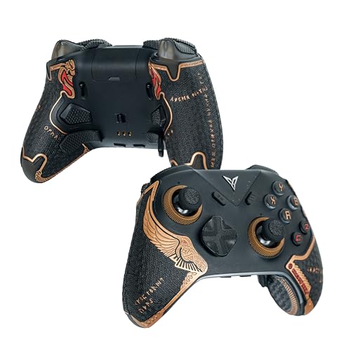 FLYDIGI Vader 5 PRO�p�R���g���[���[�O���b�v SHADOW BOOLT�� �h���E���w�e�N�X�`���[�E�z�����H �J�b�g�ς݃O���b�v�e�[�v�i�u���b�N�A�u�����Y�A���b�h�j