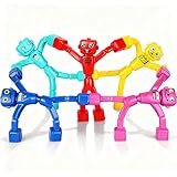 Mruikeny Magnetic Robot Men Travel Toys, Magnetic People Sensory Fidget Toys for Toddlers Kids Adults Airplane Car Road Trip, Magnet Men Christmas Stocking Stuffers Gift 5PCS