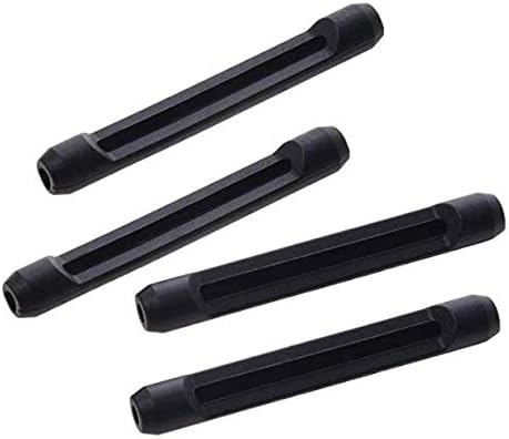 Miniatura 2 de 5 pares de almohadillas de silicona suave negra para los oídos, puntas de las sienes, almohadillas antideslizantes para gafas con gancho para las