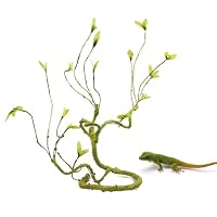 Terrarium Branch, Simuliert Künstlicher Zweig, 1,0 m Längen, Flexible Terrarium Klettern Ecke Baum für Reptilien, Eidechsen, Geckos, Frösche, Bartagamen