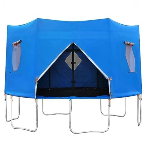 Tienda para trampolín de 8 pies impermeable con dosel de tela Oxford y ventana