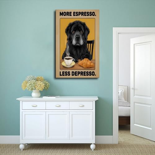 Poster More Concentration Less Melancholy Toile Anti-Reflet pour Bureau Calme - 4