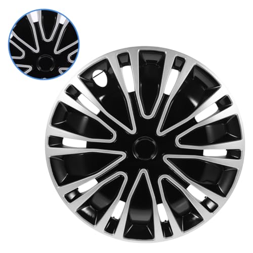 Enjoliveur 16 pouces Mobestech noir argenté pour masquer les jantes rouillées - 2