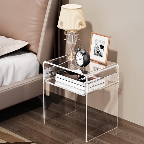 solaround Acryl Beistelltisch Nachttisch, Transparent – Ansicht 2