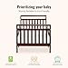 Dream On Me Emma 3-in-1 Convertible Wooden Toddler Bed in Espresso, Baby Safety Alliance Certified, Low-to-Floor Design, Solid Pinewood with Safety Rails
