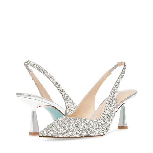 Escarpins Clark Betsey Johnson argent femme 41 EU chaussures talons hauts