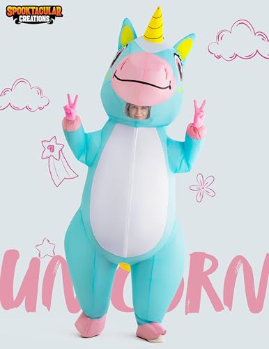 image for Spooktacular Creations Halloween Inflatable Costume, Full Body Unicorn