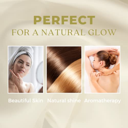 White Naturals Sunflower Seed Oil, Organic & Pure, Cold-Pressed, Moisturizing & Nourishing Dry Skin, Hair, Body Oil, Natural Sunflower Carrier Oil For Massage thumb #3