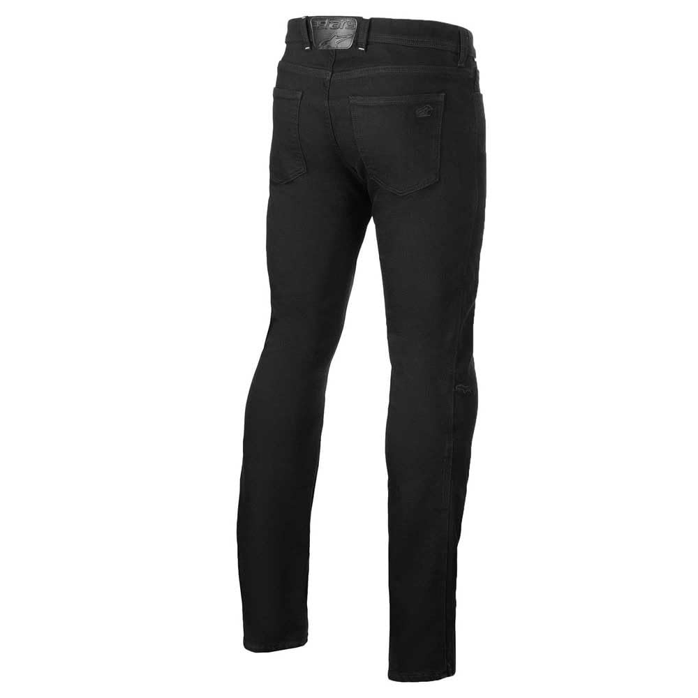 Alpinestars Cult-8 Stretch Denim Men's Street Motorcycle Pants - Black Rinse / 32