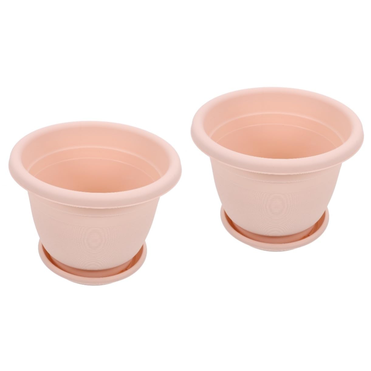 UKCOCO 10 Ensembles Pots de Fleurs Plastique Pots de Plantes Extérieurs Idéaux pour Plantes Jardinage Drainage