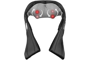 Homedics Neck Massager: Deep Tissue Bliss for On-the-Go Relaxation