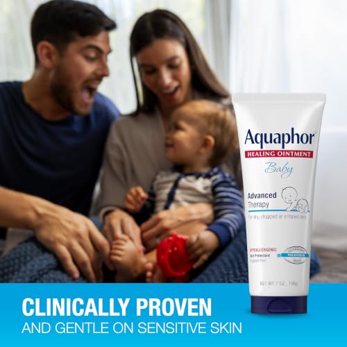 Aquaphor Baby Advanced Therapy Healing Ointment Skin Protectant 7 Ounce Tube - Image 5