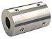 Ruland - MSCX-10-10-SS - Rigid Shaft Coupling: 10 mm Bore Dia, 303 Stainless Steel, 29 mm Outside Dia.
