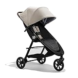 Baby Jogger City Mini GT3 All Terrain Stroller with Forever Air Rubber Tires and All Wheel Suspension with Magnetic Buckle and No-Rethread Harness, Height-Adjustable Handlebar, and Foot Brake