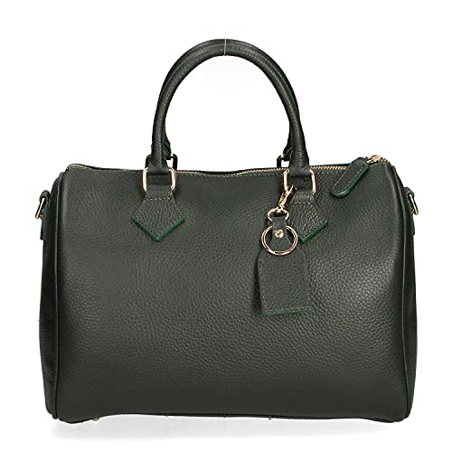 Chicca Borse, Damen Bowlingtasche, Grün (Verde), 30 cm Chicca Borse, Damen Bowlingtasche, Grün (Verde), 30 cm