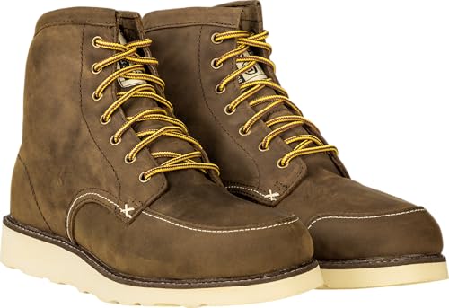 Highway 21 Men's Motorcycle Journeyman Boots (Brown, US 11)