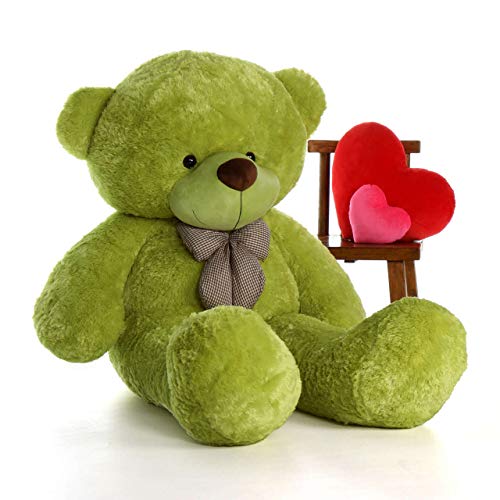 Image of Teddy Bear, Teddy Bear 5 Feet for Girls, Soft Toys for Girls, Big Teddy Bear, Toys for Girls /Wife /Girlfriend /Husband, (5 Feet, Green)