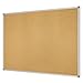 Lockways Corkboard Bulletin Board - Double sided Cork board 48 x 36 Notice message board 4 x 3 - Silver Aluminium Frame U12118762709 For Home, School & Office (SET Including 10 Push Pins)(36 X 48")