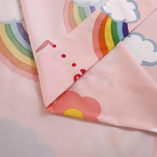 Sdy 3Pcs Rainbow Fitted Sheet Set, Cartoon Cloud Bedding Full thumb #3