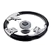 FJMQHU Premium Matte Black D-Shape 320MM Steering Wheel, Black02