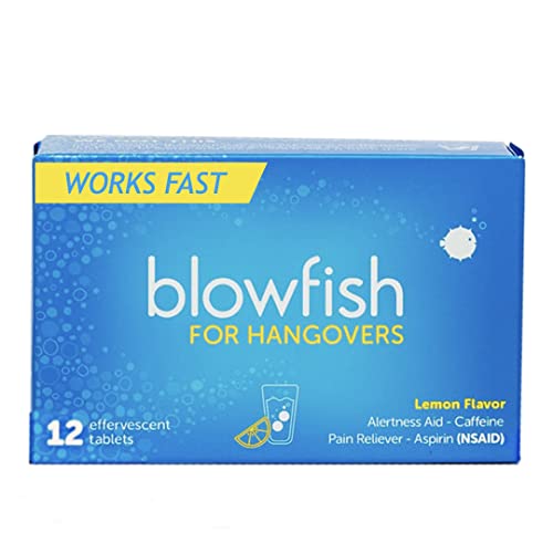 Blowfish for Hangovers - Fast Hangover Relief | FDA-Recognized Formulation - Guaranteed to Relieve Hangover Symptoms in 15 Minutes | Perfect for Birthdays, Weddings and Vacation Essentials | 1 Pack