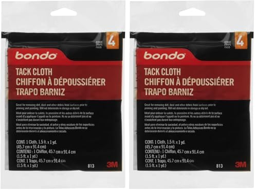 Bondo 3M - Tack Cloth (813) (Pack of 2)