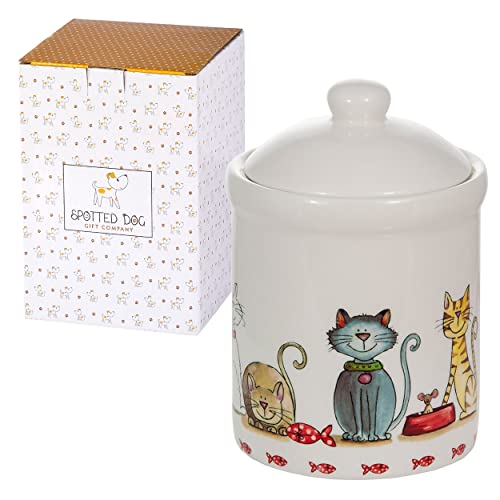 SPOTTED DOG GIFT COMPANY - Barattolo da Cucina con Motivo Gatti - per...