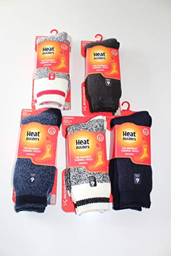 Heat Holders Twist Thermal Crew Socks (BLACK)2