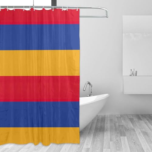 Rideau de douche Arménie étanche en polyester 183 x 183 cm