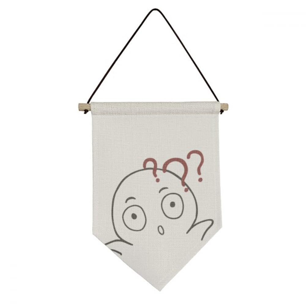 Drapeau en toile chat mignon noir déco murale suspendre