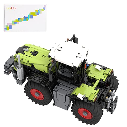 Bulokeliner Technik Traktor LKW Modell Bausatz,MOC Klemmbausteine Landwirtschaftlichen Traktors Modell,1885 Teile…
