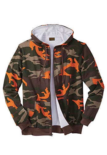 Boulder Creek by KingSize Men's Big & Tall Full-Zip Thermal...