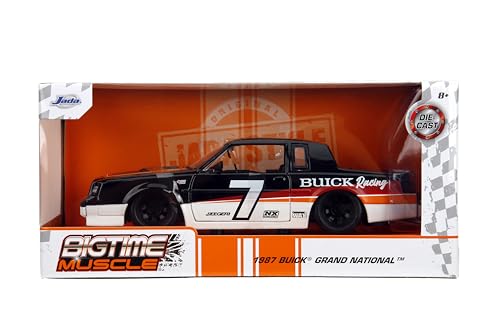 Jada Bigtime Muscle 1:24 1987 Buick Grand National Die-Cast miniatura 7
