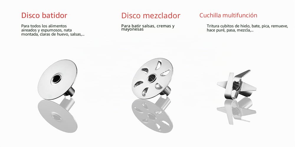 ESGE-Zauberstab P 200 Profi 90860 - Batidora de mano (incluye accesorios, hasta 17.000 rpm), color blanco y gris