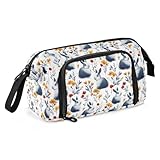 Matériau : fabriqué en sergé de qualité supérieure et en coton perlé, sûr, non toxique, doux, confortable, résistant à l'eau, durable et durable. Forme de corps compacte, légère et portable, une taille parfaite pour un usage quotidien. Elle protège votre maquillage des rayures, de la poussière et des chutes accidentelles.