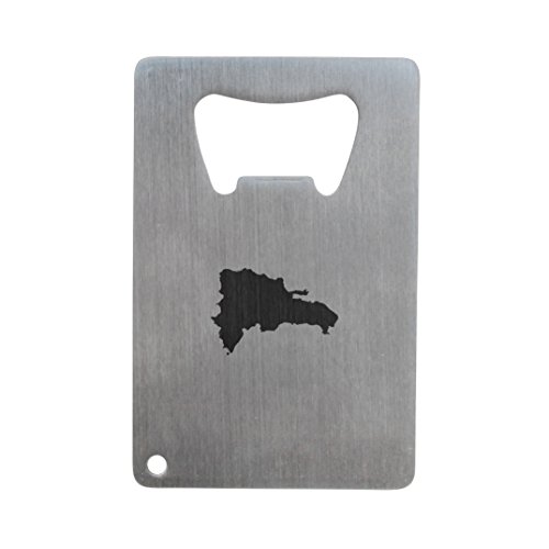 Preisvergleich Produktbild Dominikanische Republik Flaschenöffner, Edelstahl Kreditkarte Größe, Flaschenöffner für Portemonnaie, Kreditkarte Größe Flaschenöffner