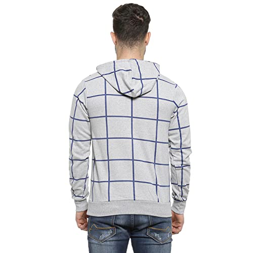Image of CAHOOT Men's Regular Fit Sweatshirt with Hoodie for Casual Wear | Cotton Full Sleeve Sweatshirt Crafted with Comfort Fit and High Performance for Everyday Wear