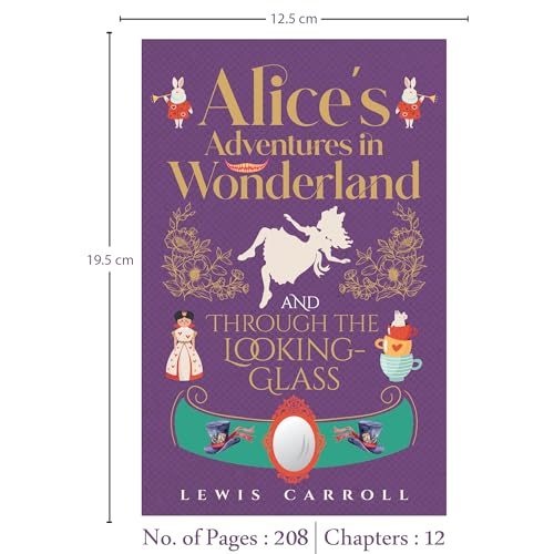 Image of Alice's Adventures in Wonderland | Unabridged (208 Pages) | Fiction Novel for Readers of All Ages by Lewis Carroll (Classic Novels)