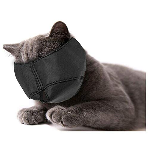 ELECTROPRIME Nylon Cat Muzzles,Cat Face Mask ,Groomer Helpers,Cat Grooming Tools,Prevent U5F5