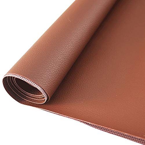 Matière leathercloth imitation cuir pour rénover un canapé marron - 2
