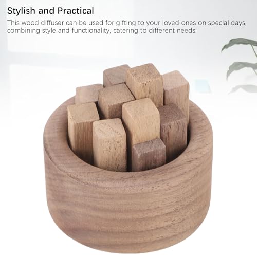 Difusor aromático eléctrico de madera EVGATSAUTO miniatura 2