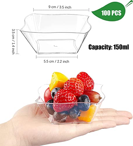 KAHEIGN 100Pcs Plastic Dessert Cups - Image 4