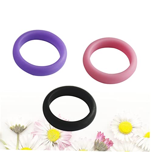 Juego de 3 anillas flexibles de silicona para deporte miniatura 7