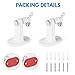 2Pack Adjustable Security Wall Mount Bracket for Ring Stick Up Cam & Ring Outdoor Cam Plus, Perfect View Angle for Your Surveillance Camera System - White