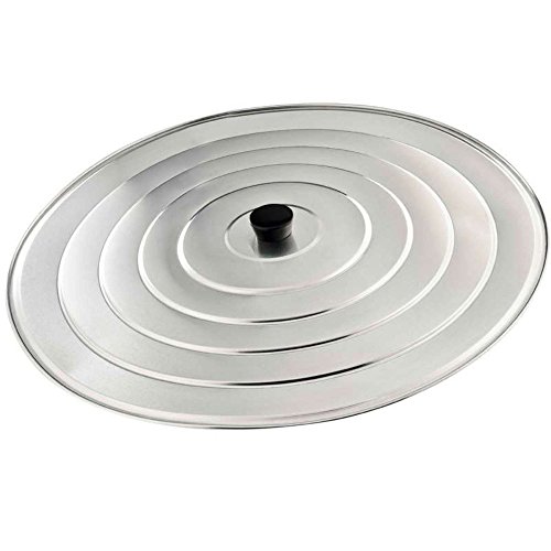 VAELLO 75494 Tapa Aluminio Lisa Ø60CM, Metal, Neutro, 60 cm